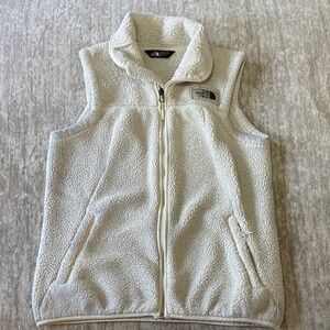 The North Face Women's Cream Sherpa Vest